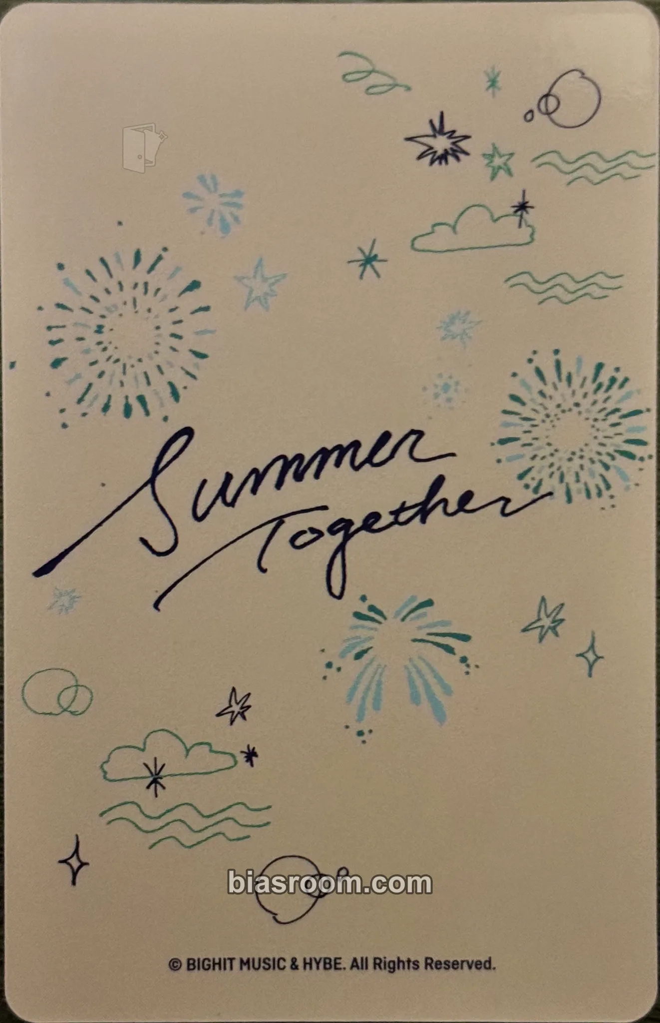 Soobin Summer Together Photocard - TOMORROW X TOGETHER | Bias Room