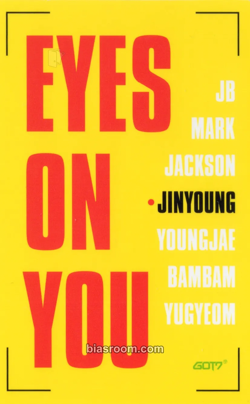 Jinyoung Eyes On You Photocard - GOT7 | Bias Room