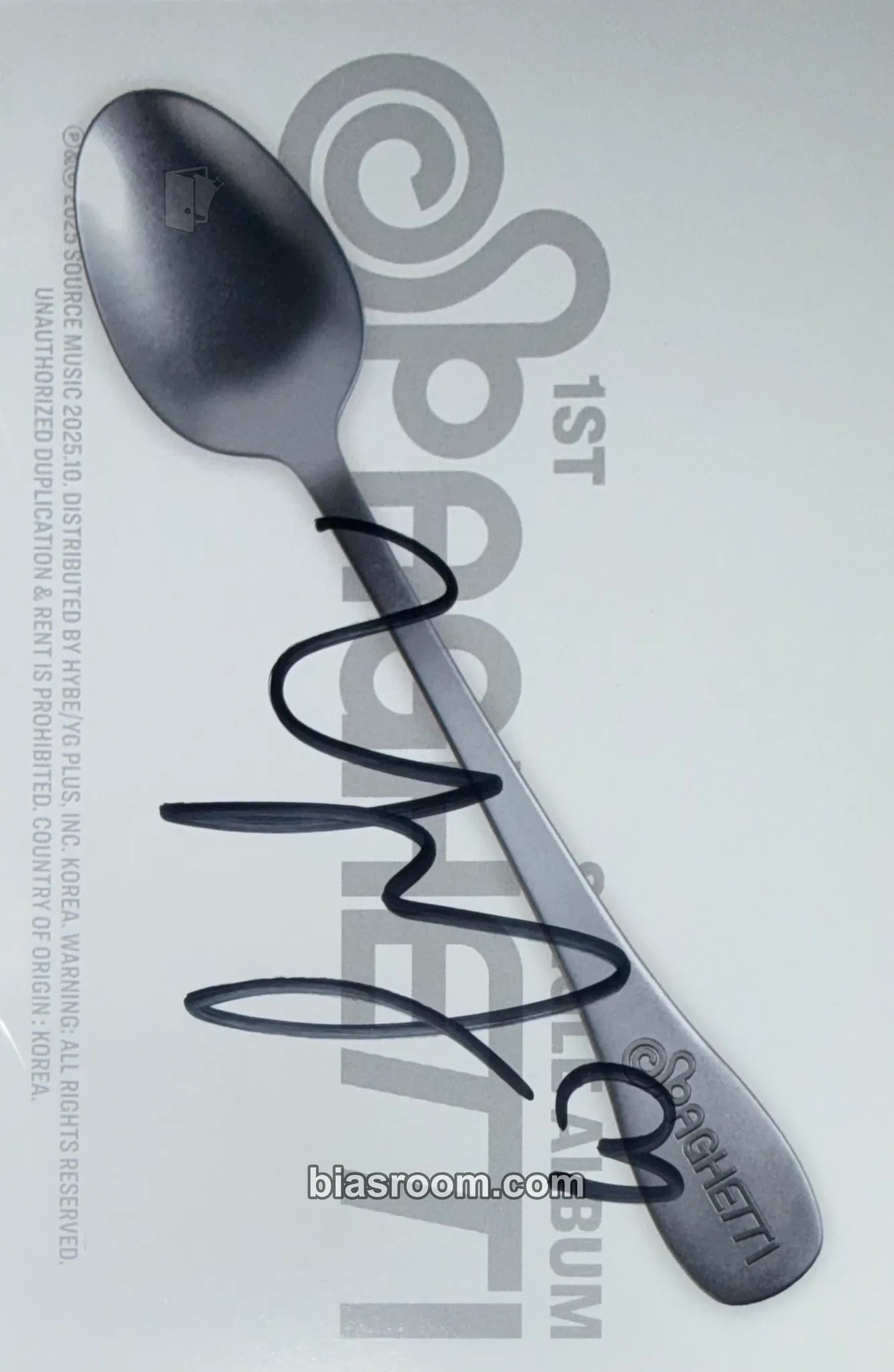 Huh Yunjin SPAGHETTI Photocard - LE SSERAFIM - LE SSERAFIM K-pop photocard