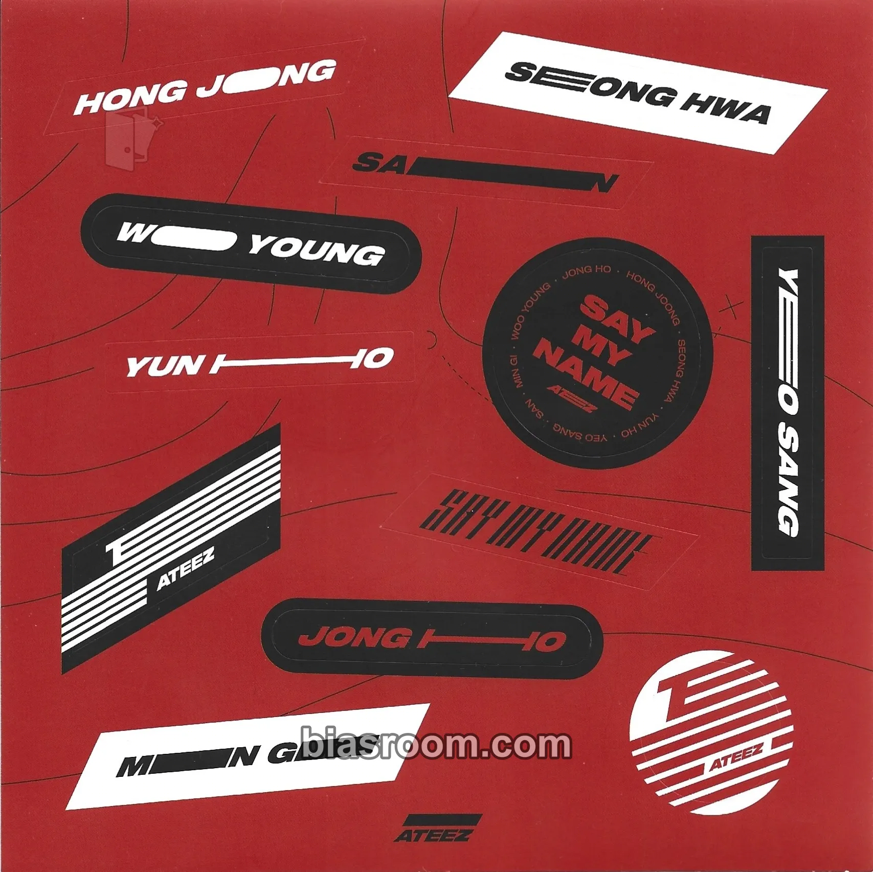 TREASURE EP.2 : Zero To One Photocard - ATEEZ - ATEEZ K-pop photocard