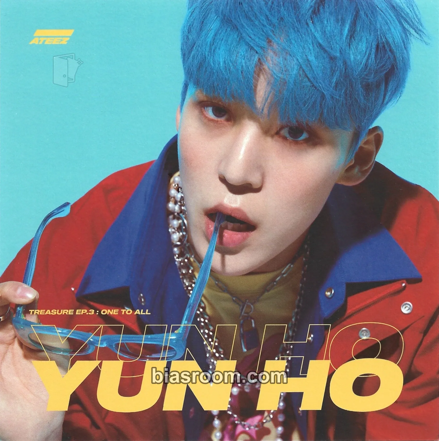 Yunho TREASURE EP.3 : One To All Photocard - ATEEZ - ATEEZ K-pop photocard