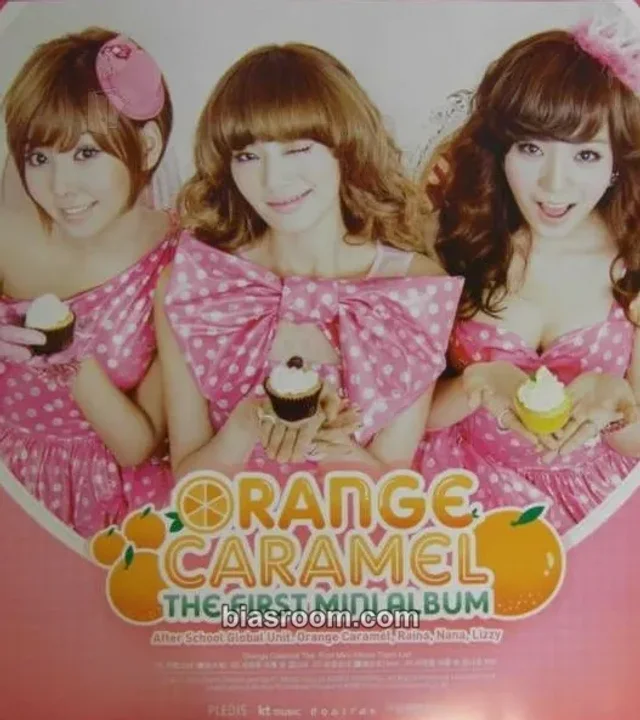 After School - The First Mini Album (Orange Caramel) Album folded poster poster