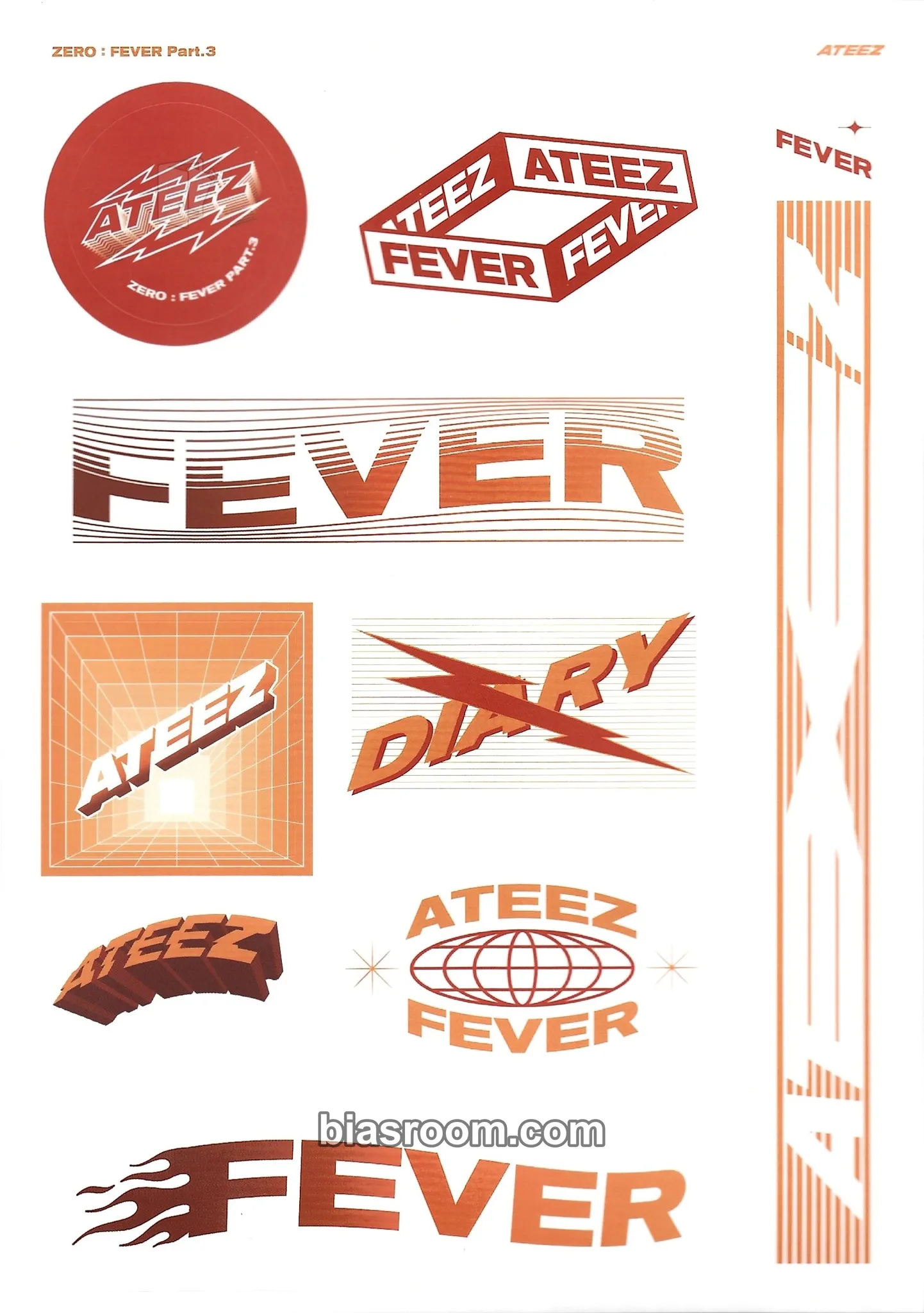 ZERO : FEVER Part.3 Photocard - ATEEZ - ATEEZ K-pop photocard