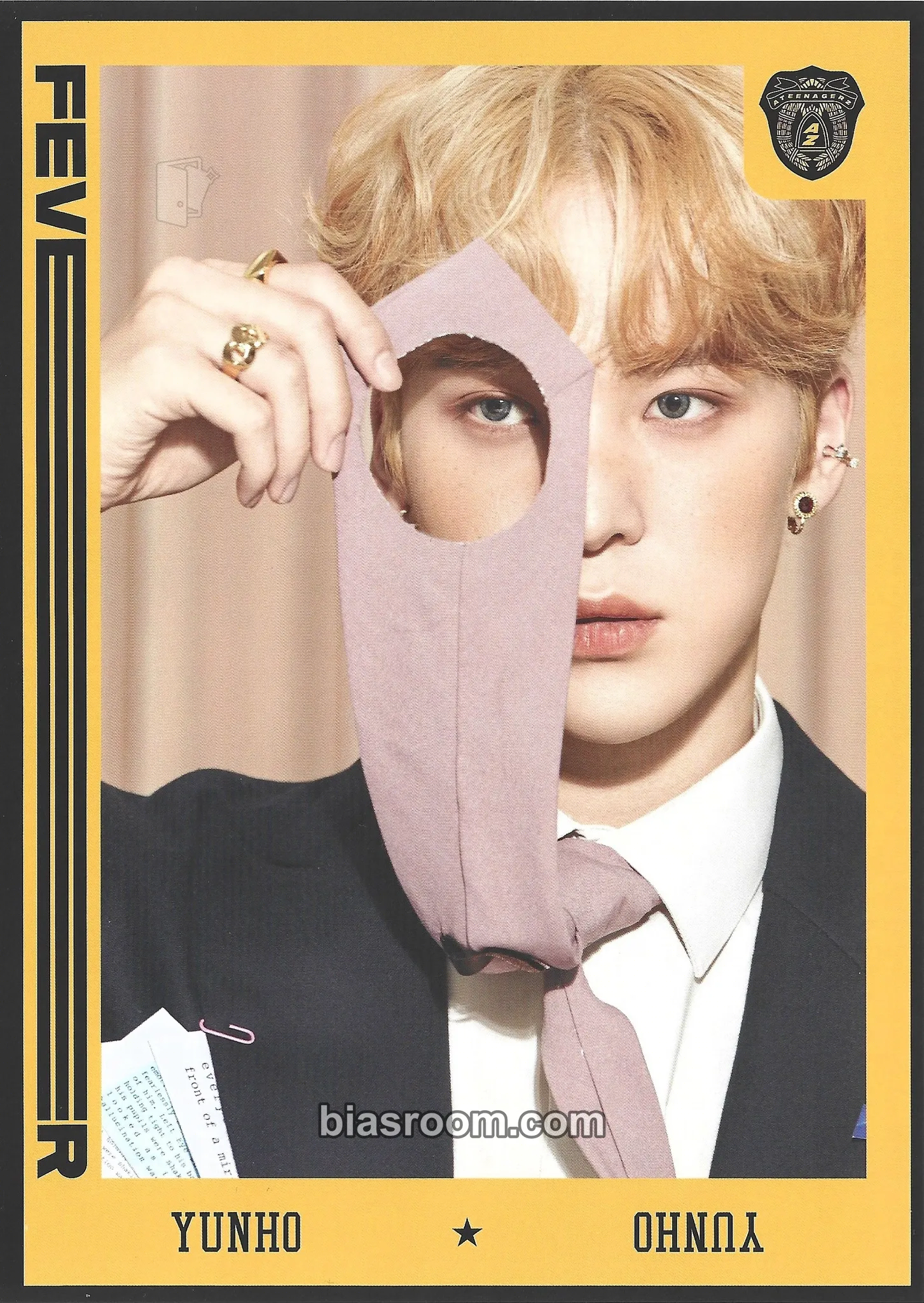 Yunho ZERO : FEVER EPILOGUE Photocard - ATEEZ - ATEEZ K-pop photocard