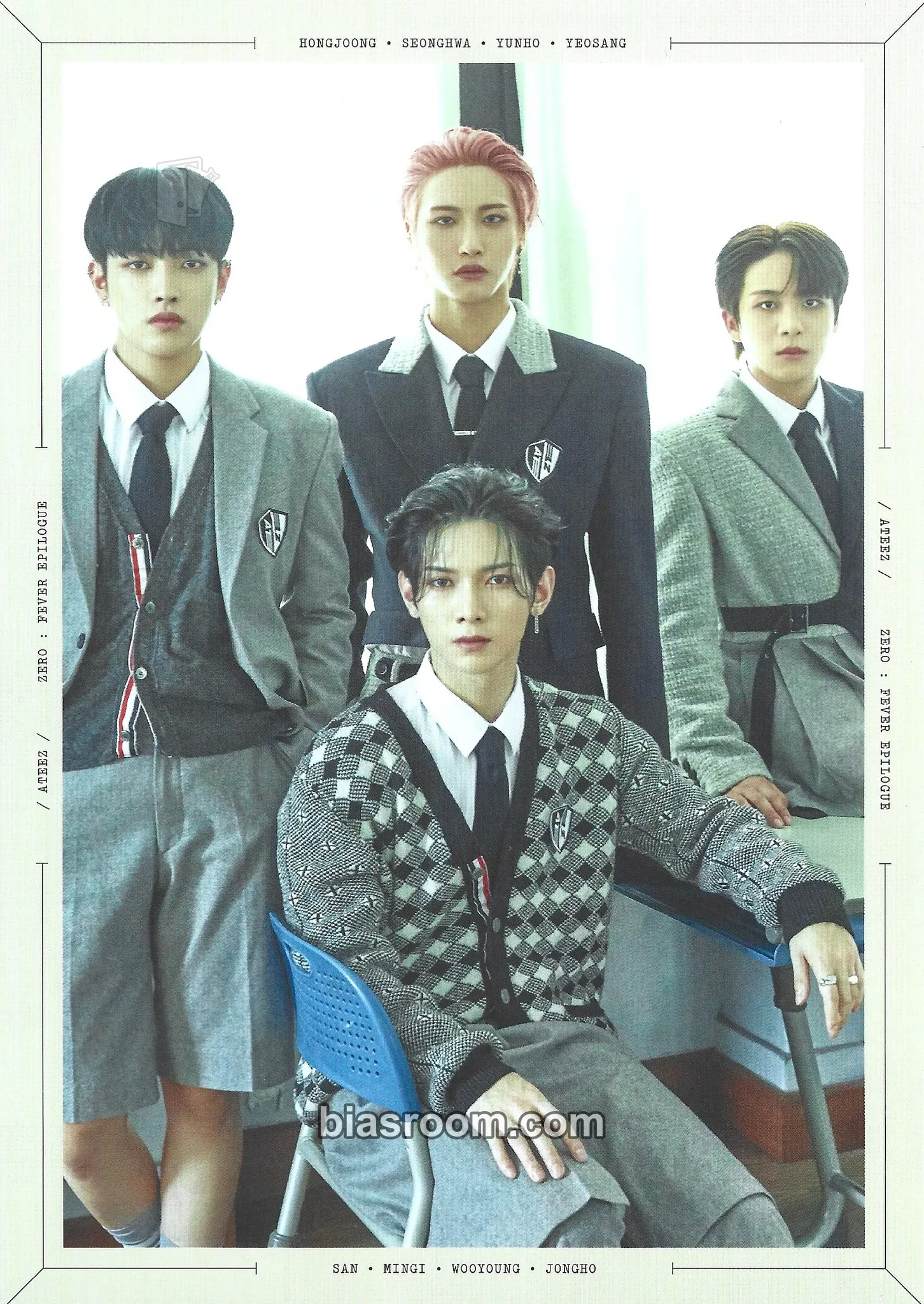ZERO : FEVER EPILOGUE Photocard - ATEEZ - ATEEZ K-pop photocard