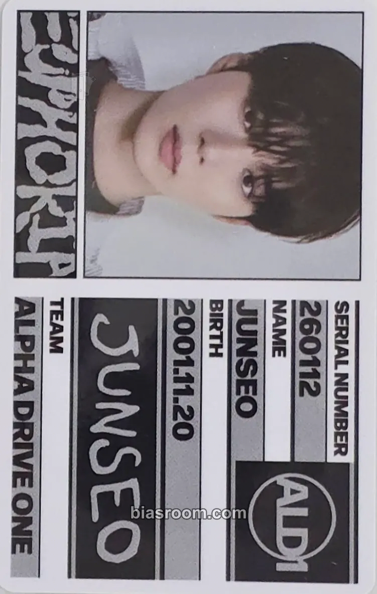 Junseo EUPHORIA Photocard - ALPHA DRIVE ONE - ALPHA DRIVE ONE K-pop photocard