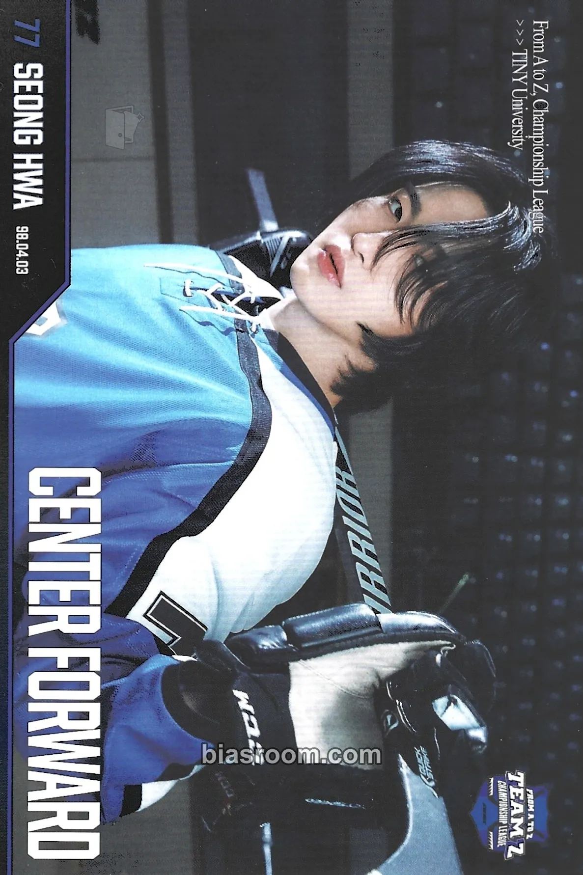 Seonghwa 5th Atiny Membership kit - University FROM A TO Z Photocard - ATEEZ - ATEEZ K-pop photocard