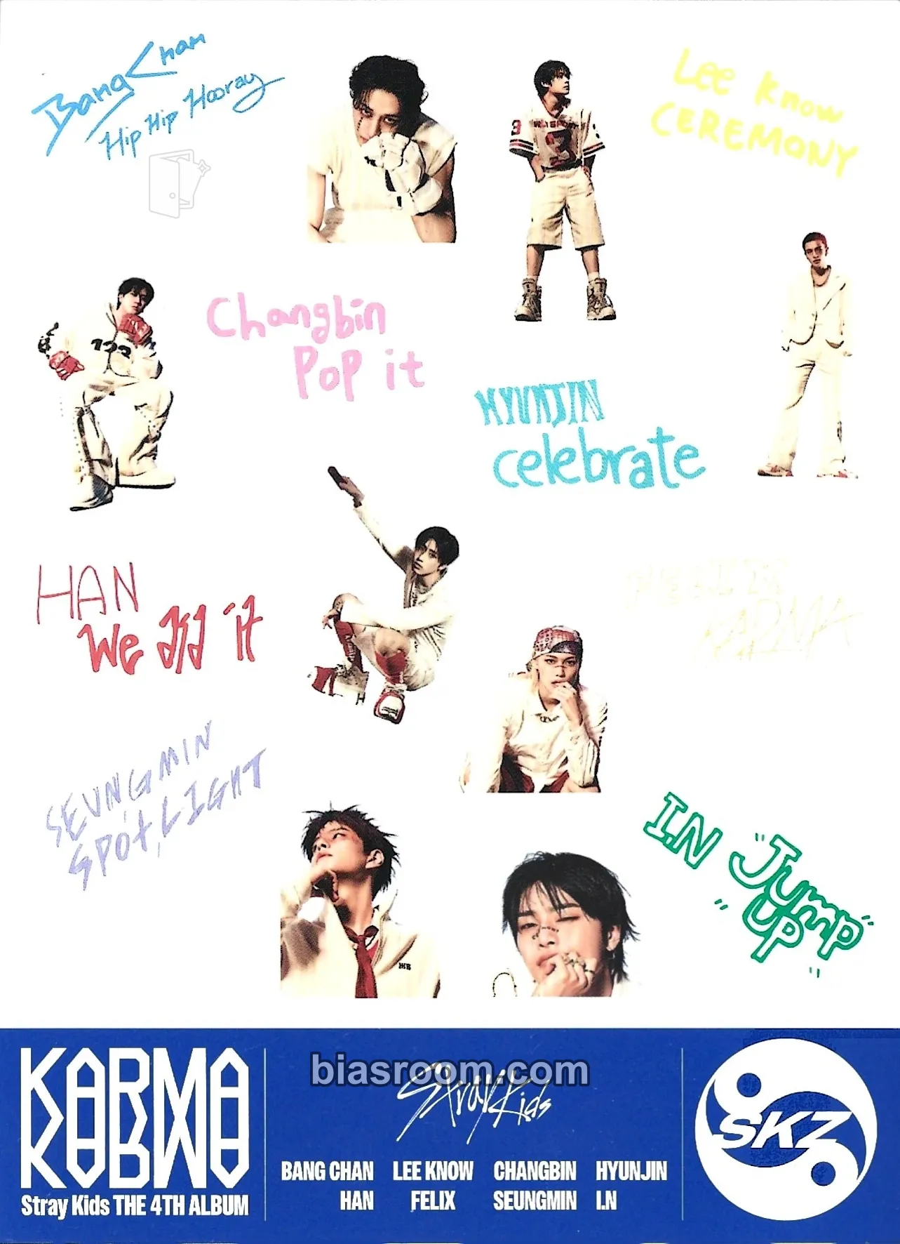 KARMA Photocard - Stray Kids - Stray Kids K-pop photocard