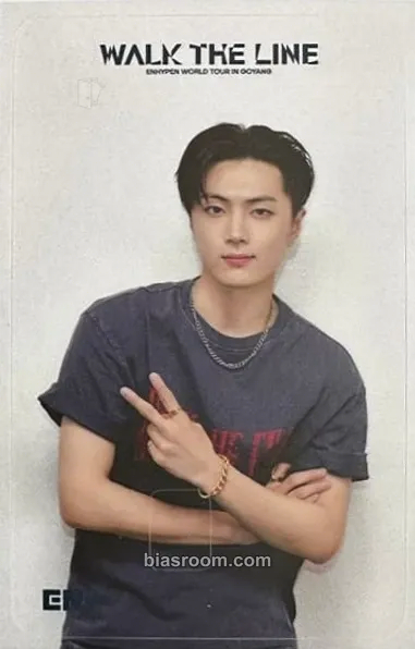Jay WORLD TOUR WALK THE LINE IN GOYANG Photocard - ENHYPEN - ENHYPEN K-pop photocard