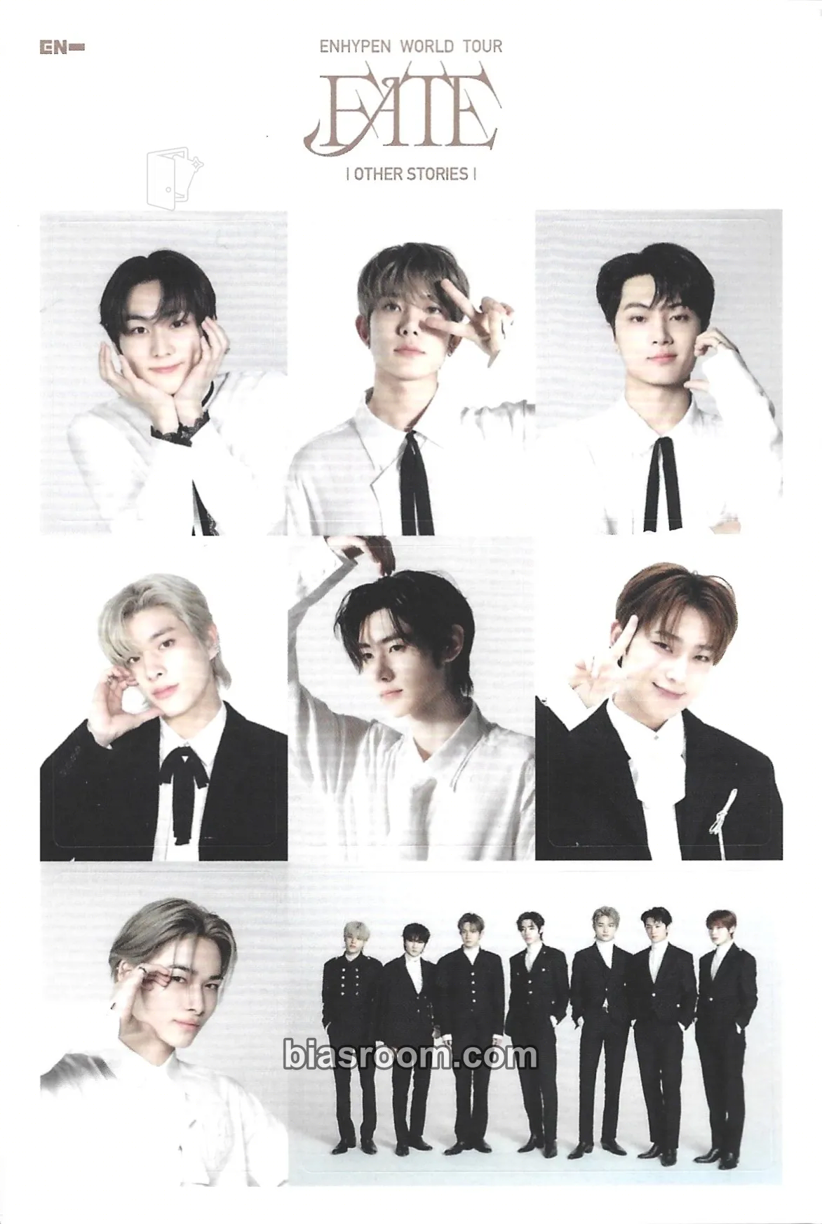 WORLD TOUR ‘FATE’ in Seoul & OTHER STORIES Photocard - ENHYPEN - ENHYPEN K-pop photocard