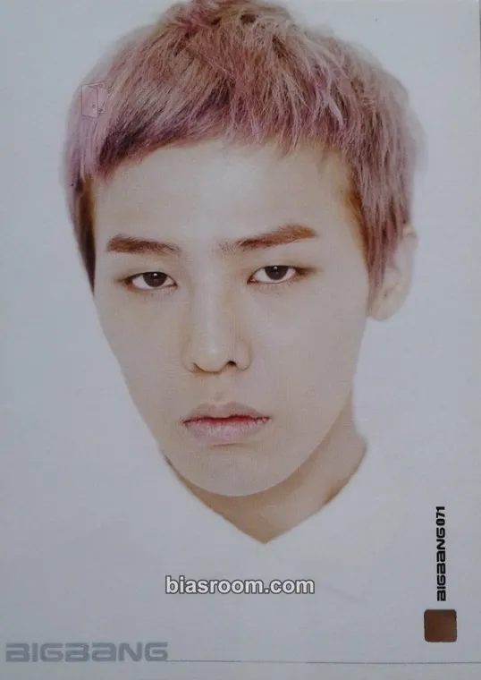 G-Dragon Collection Card Photocard - BIGBANG - BIGBANG K-pop photocard