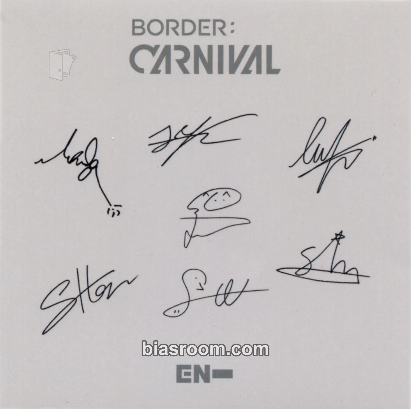 BORDER: CARNIVAL Photocard - ENHYPEN - ENHYPEN K-pop photocard