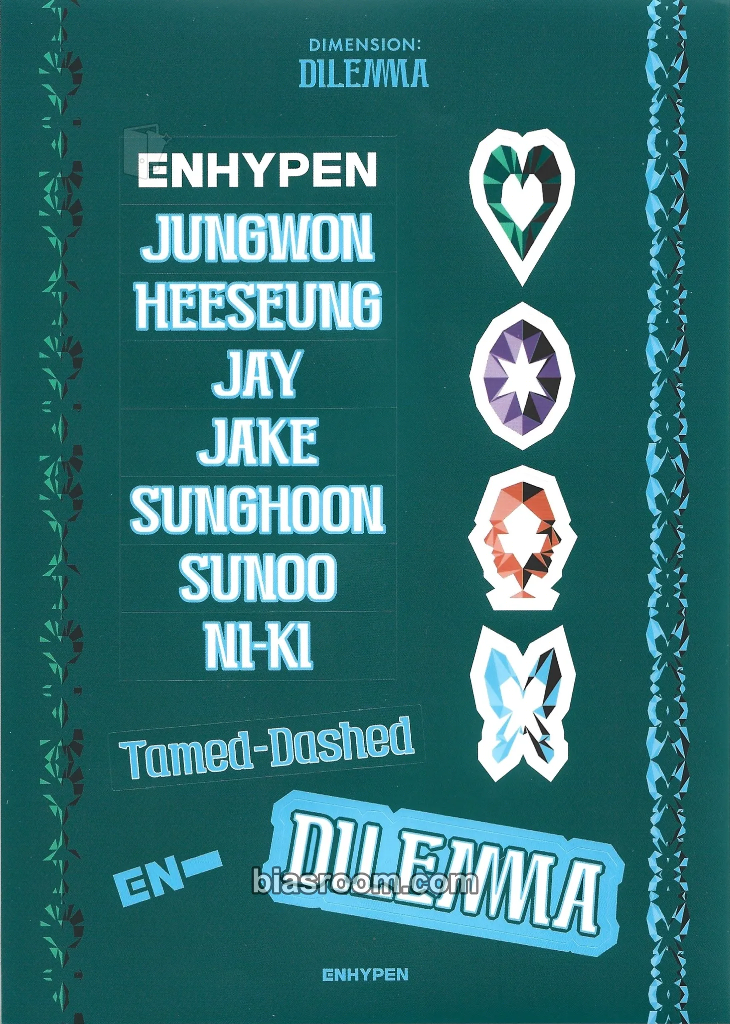 DIMENSION: DILEMMA Photocard - ENHYPEN - ENHYPEN K-pop photocard