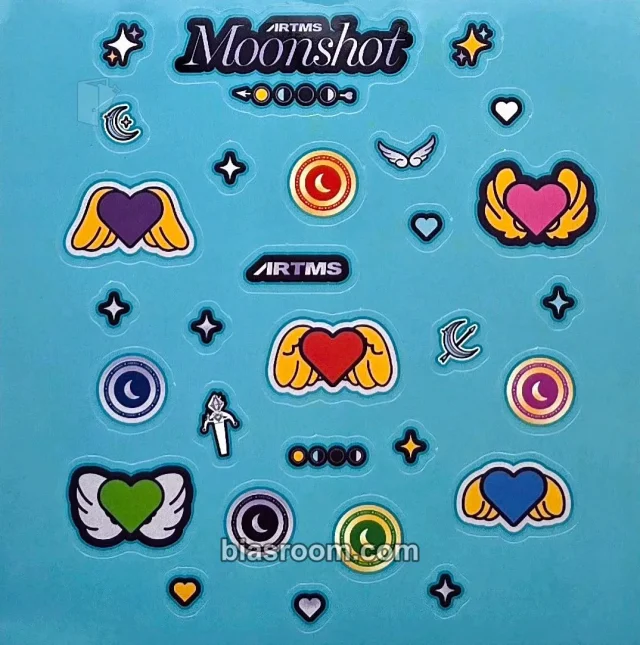 ARTMS - Moonshot Tour Event sticker sheet cafe event tour merch