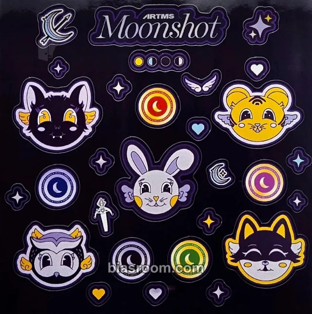 ARTMS - Moonshot Tour Event sticker sheet cafe event tour merch