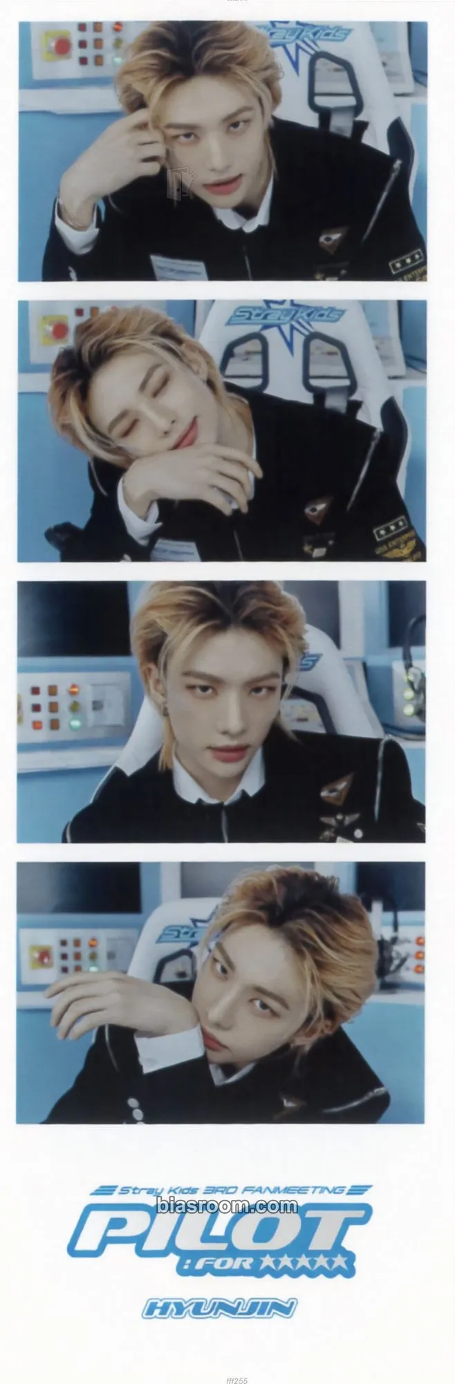Hyunjin 3rd Fanmeeting - Pilot for 5 Star Photocard - Stray Kids - Stray Kids K-pop photocard