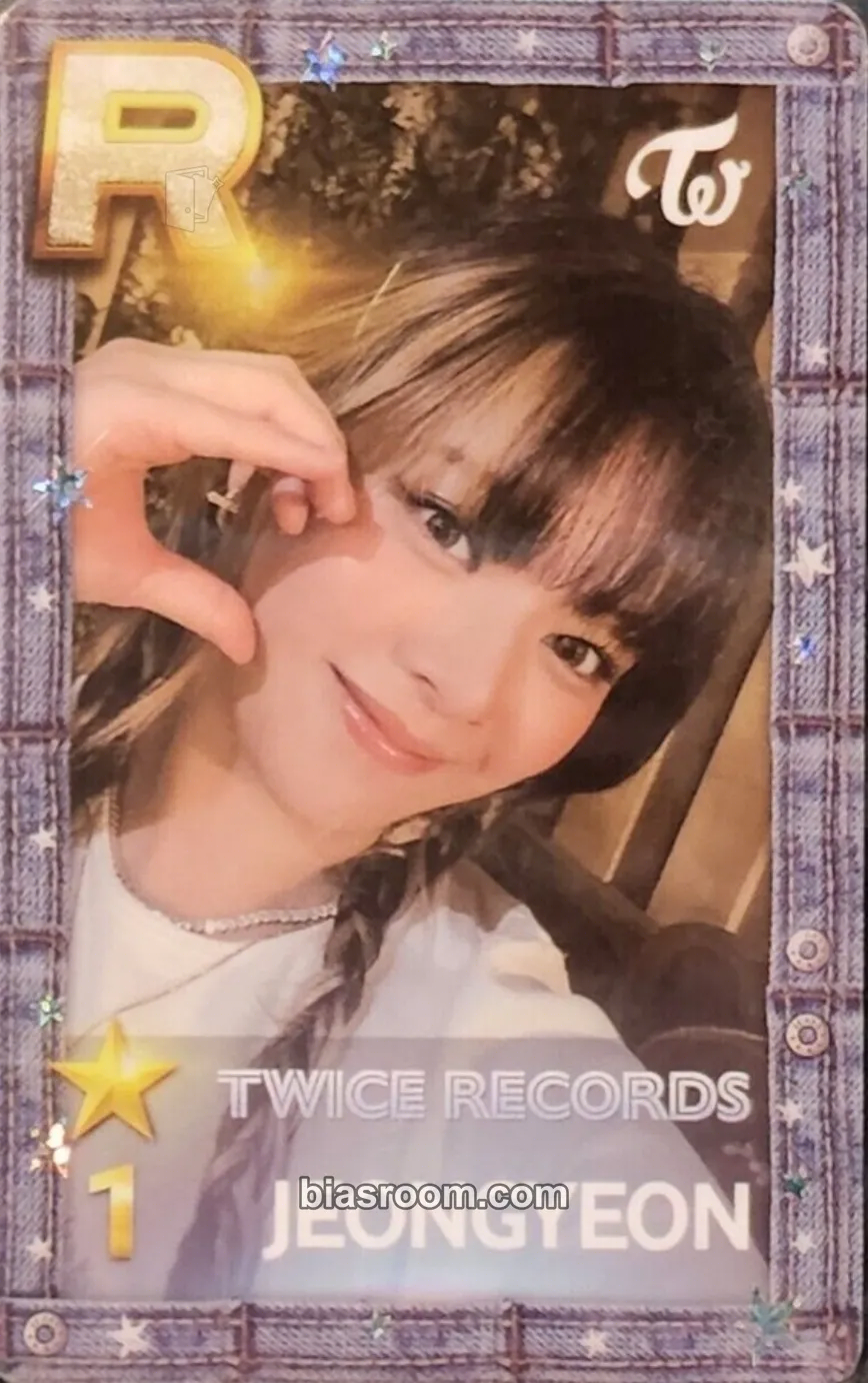 Jeongyeon TWICE x SuperStar JYPNATION Photocard - TWICE - TWICE K-pop photocard