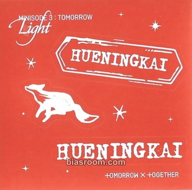 Huening Kai Minisode 3: Tomorrow Photocard - TOMORROW X TOGETHER - TOMORROW X TOGETHER K-pop photocard