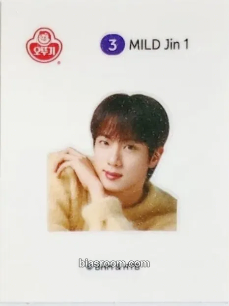 Jin Jin x Jin Ramen (OTOKI) Photocard - BTS - BTS K-pop photocard