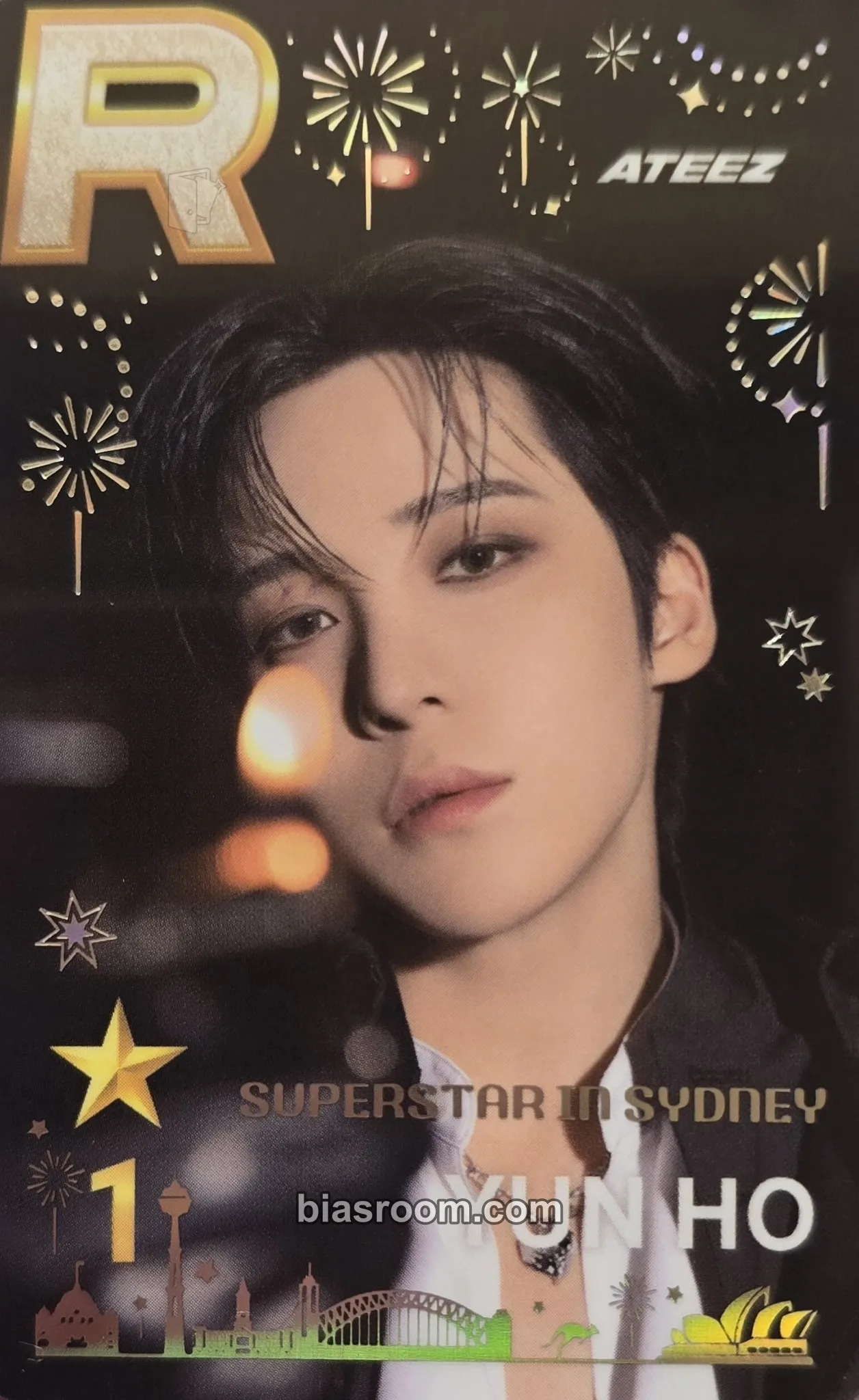 Yunho SUPERSTAR × ATEEZ Photocard - ATEEZ - ATEEZ K-pop photocard