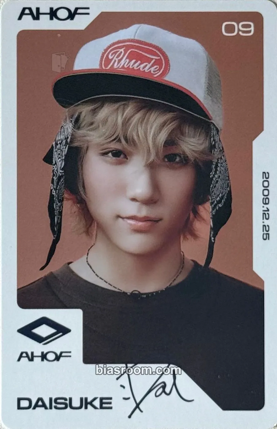 Daisuke WHO WE ARE Photocard - AHOF - AHOF K-pop photocard