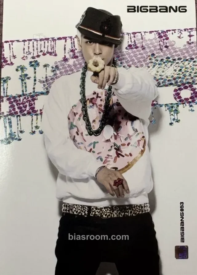 BIGBANG - T.O.P - Tonight Album star collection card merch trading card