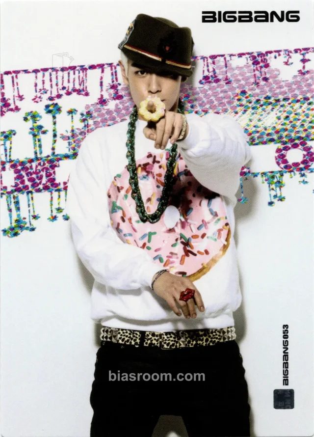 BIGBANG - T.O.P - Tonight Album star collection card merch trading card