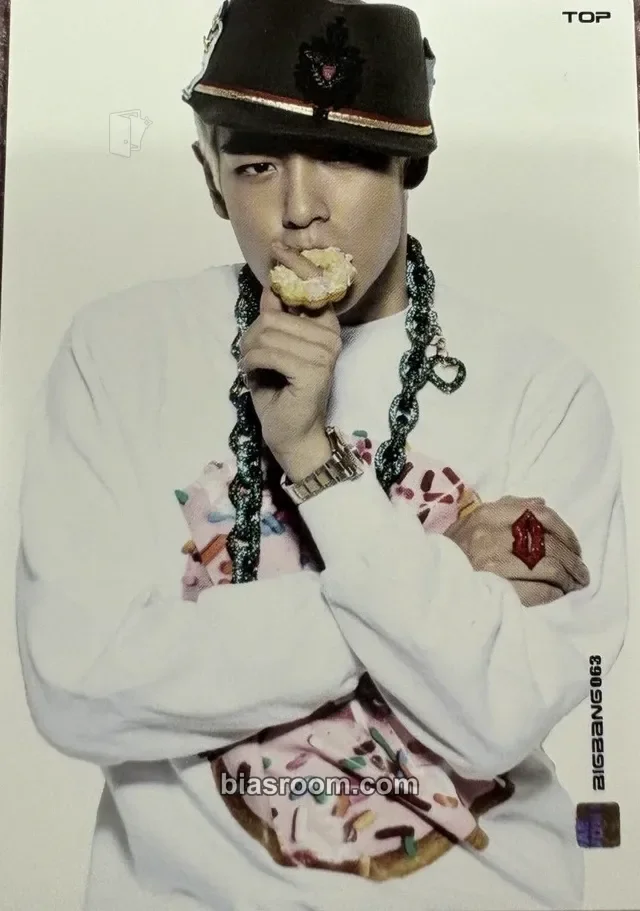 BIGBANG - T.O.P - Tonight Album star collection card merch trading card