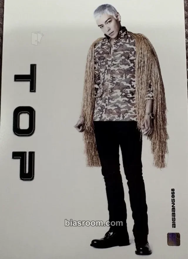 BIGBANG - T.O.P - Tonight Album star collection card merch trading card