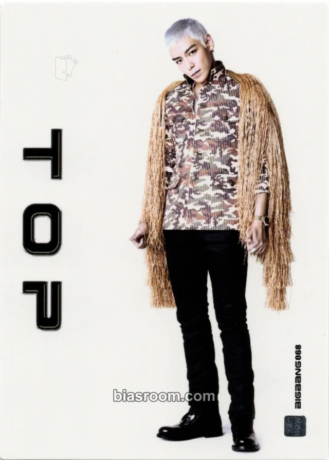 BIGBANG - T.O.P - Tonight Album star collection card merch trading card