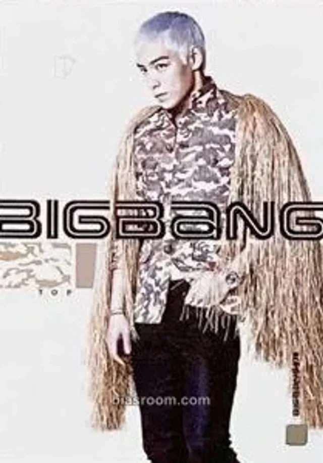 BIGBANG - T.O.P - Tonight Album star collection card merch trading card