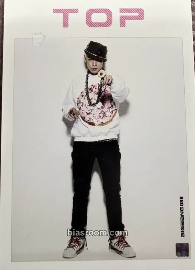 BIGBANG - T.O.P - Tonight Album star collection card merch trading card