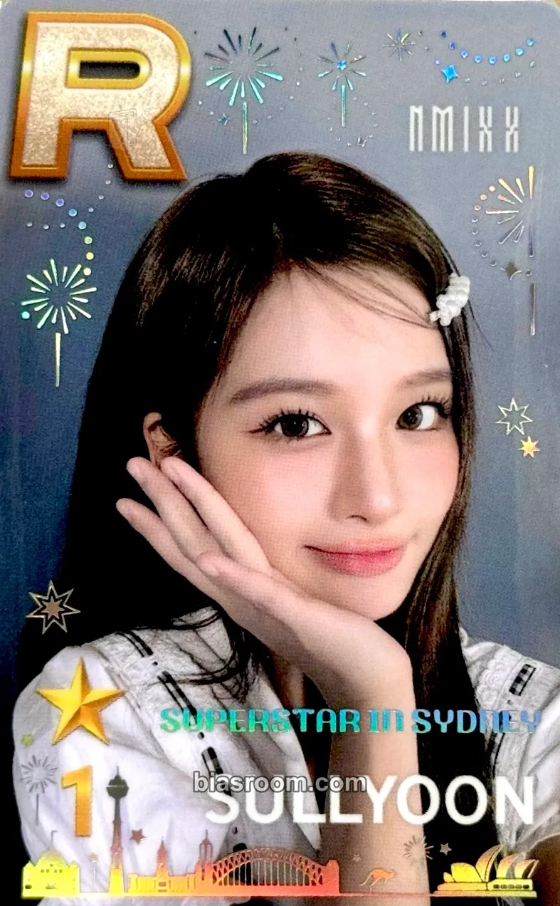Sullyoon SuperStar Events Photocard - NMIXX - NMIXX K-pop photocard