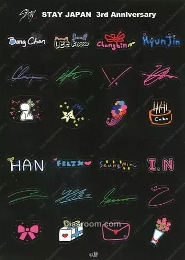 STAY JAPAN Anniversary Photocard - Stray Kids - Stray Kids K-pop photocard