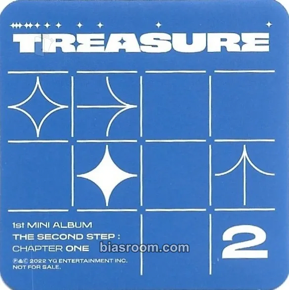 THE SECOND STEP : CHAPTER ONE Photocard - TREASURE - TREASURE K-pop photocard