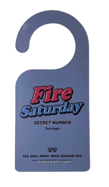Fire Saturday Photocard - Secret Number - Secret Number K-pop photocard
