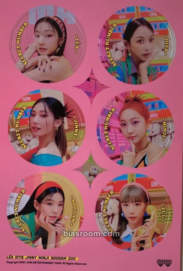Fire Saturday Photocard - Secret Number - Secret Number K-pop photocard