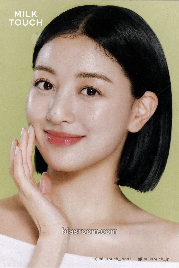 Jihyo JIHYO x Milktouch Photocard - TWICE - TWICE K-pop photocard