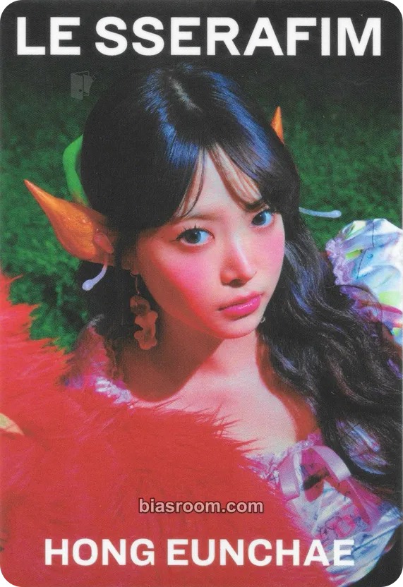 Hong Eunchae Bandai Namco Wafers x Le Sserafim Photocard - LE SSERAFIM - LE SSERAFIM K-pop photocard