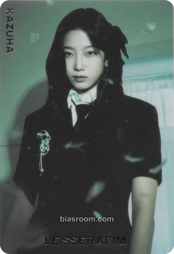 Kazuha Bandai Namco Wafers x Le Sserafim Photocard - LE SSERAFIM - LE SSERAFIM K-pop photocard