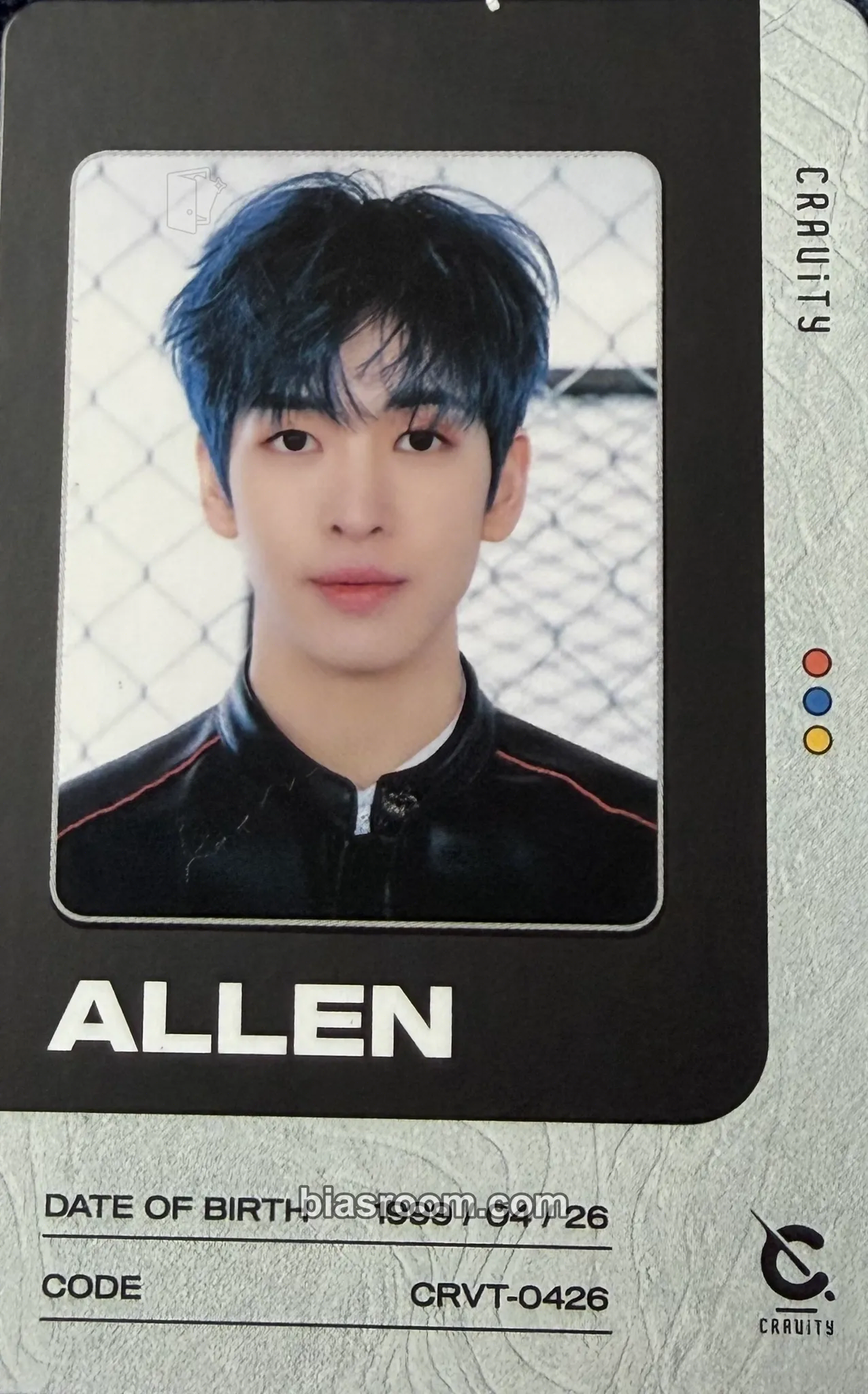 Allen HIDEOUT : BE OUR VOICE - SEASON 3 Photocard - CRAVITY - CRAVITY K-pop photocard