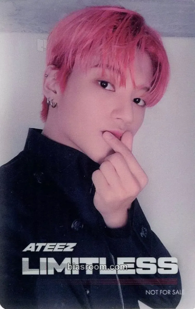 Wooyoung Limitless Photocard - ATEEZ - ATEEZ K-pop photocard