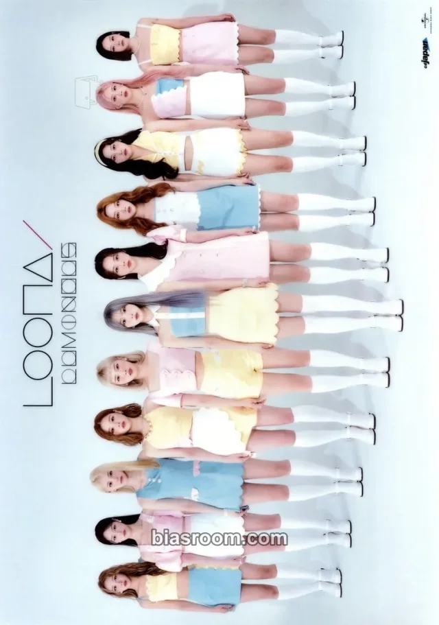 LOONA - LUMINOUS Album mini poster translucent neowing (cdjapan) supplemental