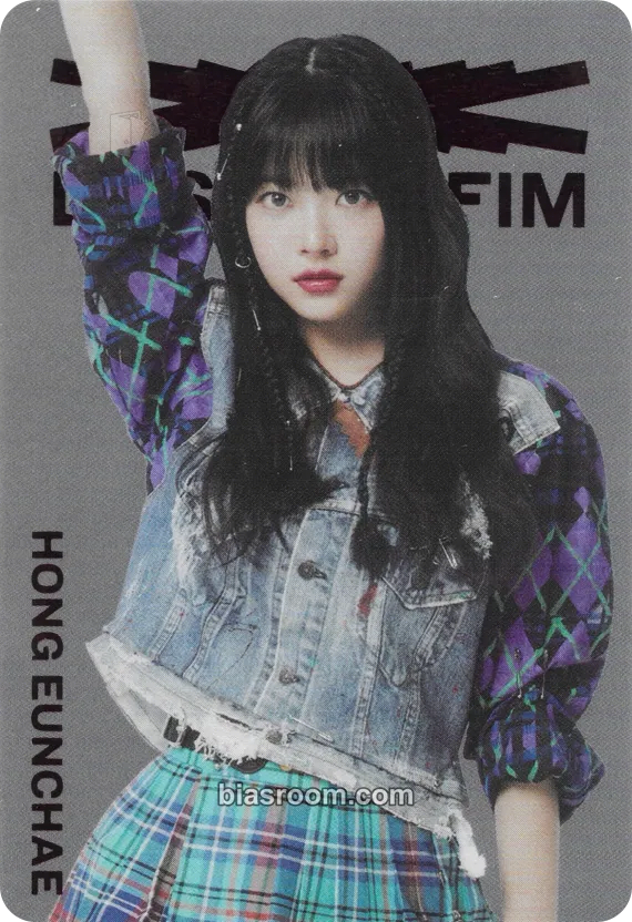 Hong Eunchae Bandai Namco Wafers x Le Sserafim Photocard - LE SSERAFIM - LE SSERAFIM K-pop photocard