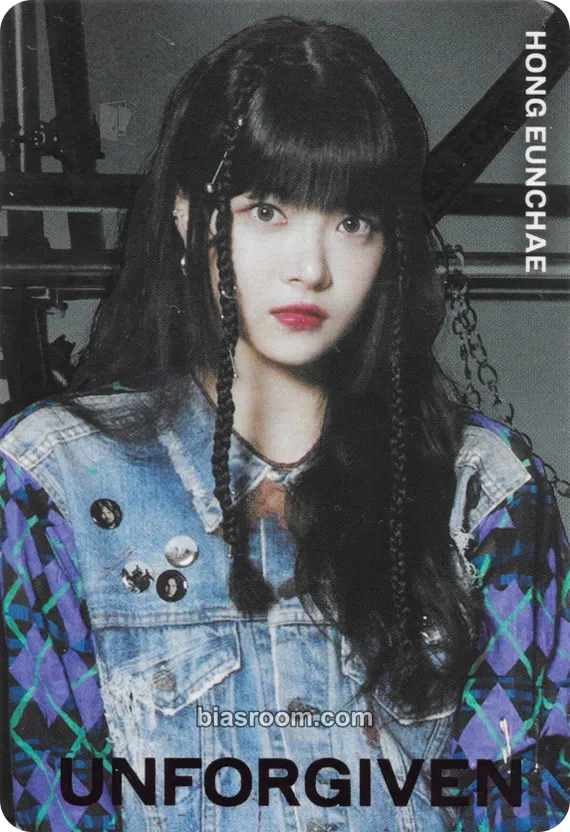 Hong Eunchae Bandai Namco Wafers x Le Sserafim Photocard - LE SSERAFIM - LE SSERAFIM K-pop photocard