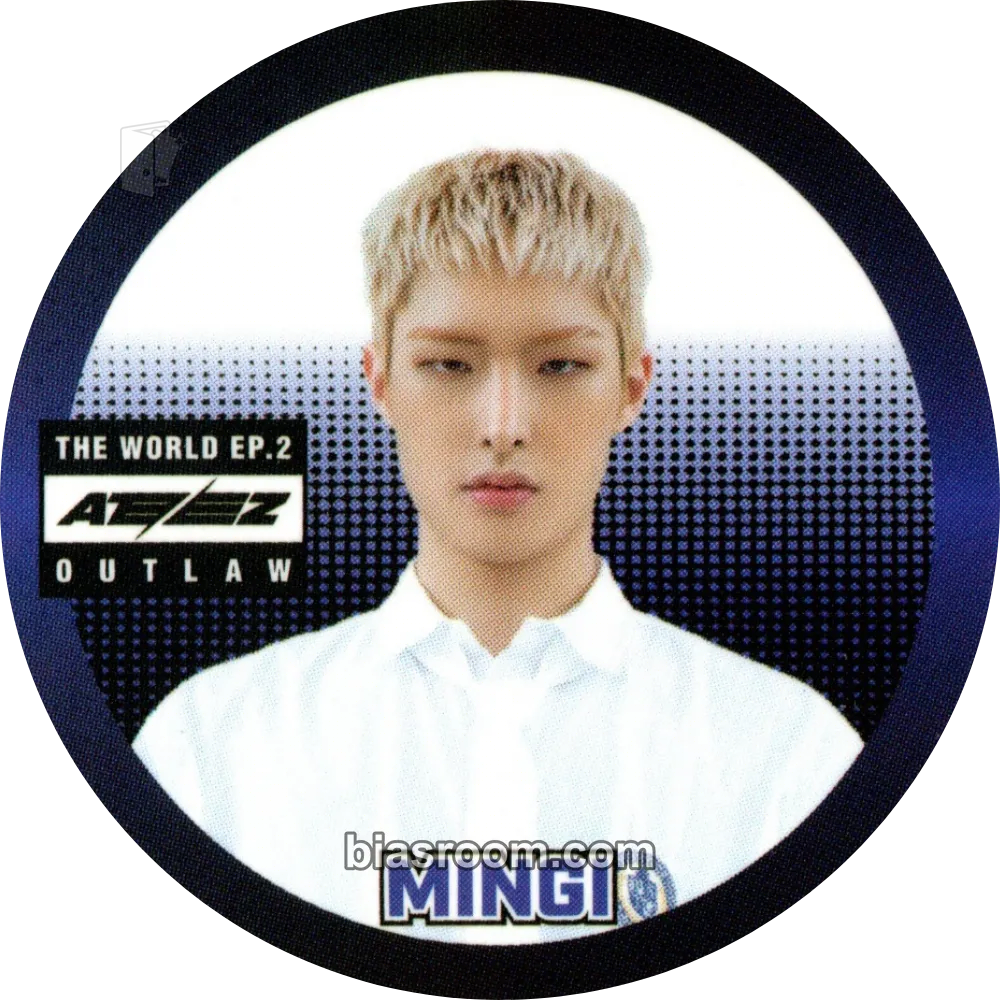 Mingi THE WORLD EP.2 : OUTLAW Photocard - ATEEZ - ATEEZ K-pop photocard