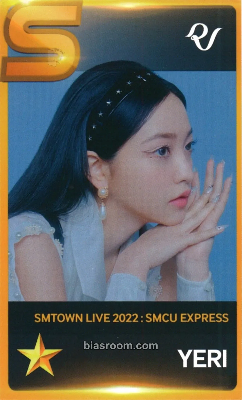 Yeri SMTown Live 2022: SMCU Express Photocard - Red Velvet - Red Velvet K-pop photocard