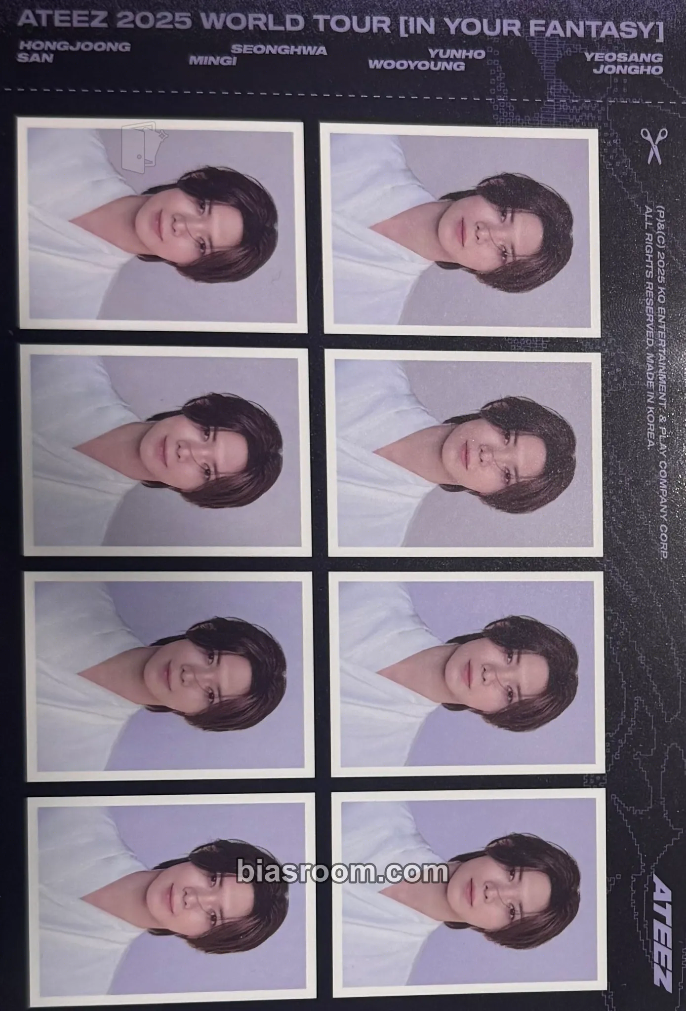 Yeosang In Your Fantasy World Tour 2025 - 2026 Photocard - ATEEZ - ATEEZ K-pop photocard