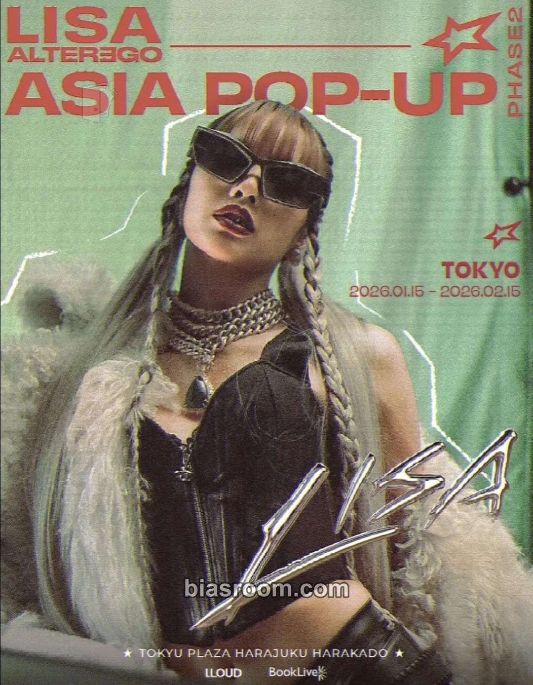 Lisa ALTER EGO POP-UP PHASE2 (TOKYO) Photocard - BLACKPINK - BLACKPINK K-pop photocard