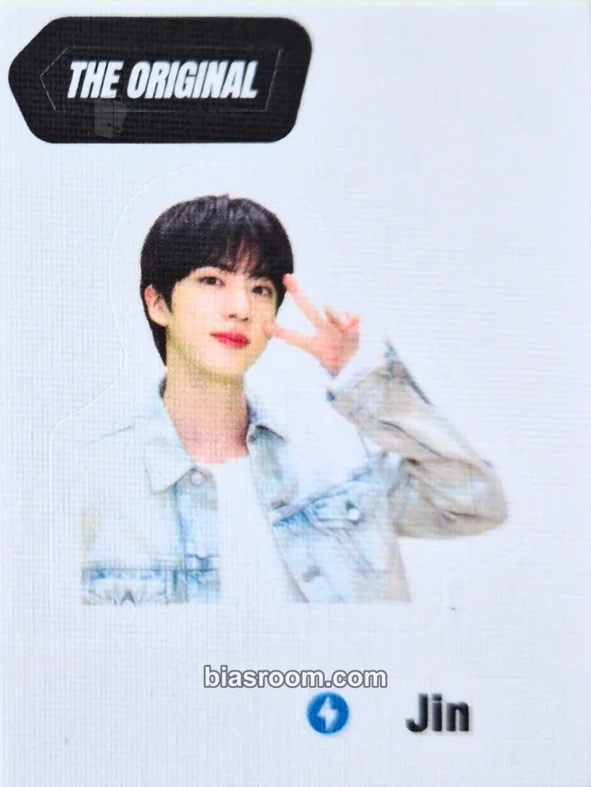 Jin #RunSeokjin_EP.Tour in GOYANG The Original Digital Code & Challenge Book Photocard - BTS - BTS K-pop photocard